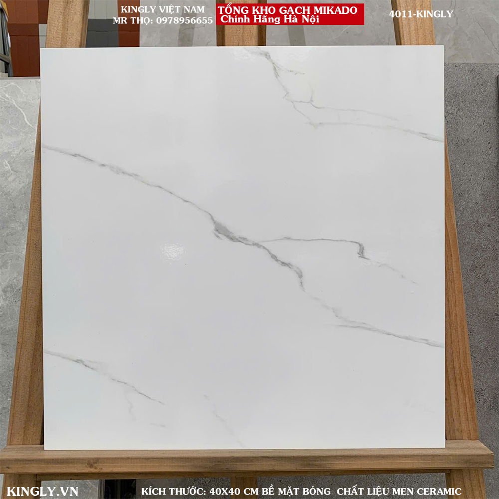 Gạch lát nền giá rẻ 40x40 4011 Loại A1